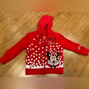 Cute Disney Minnie Mouse Red Hoodie
